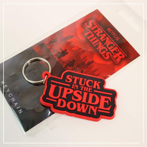 Picture of Stranger Things Keychain Stuck in the Upside Down